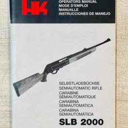 Notice Carabine HK SLB 2000 Occasion