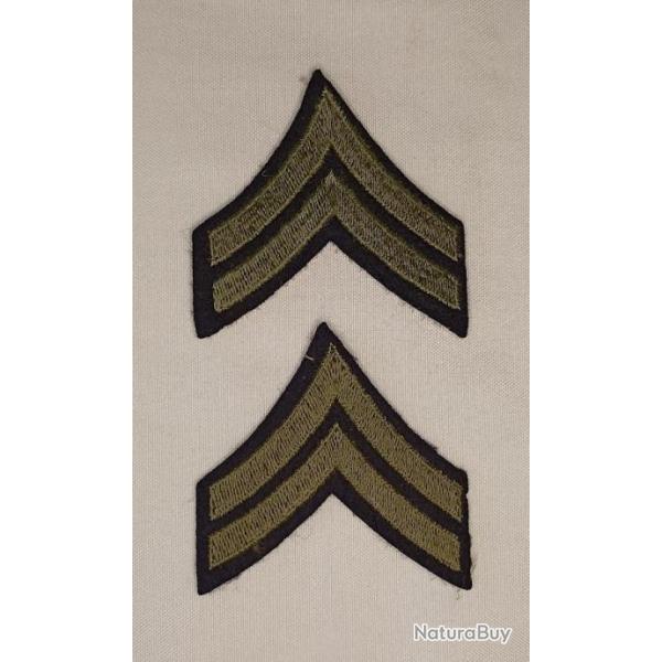 Grade US Army caporal WW2