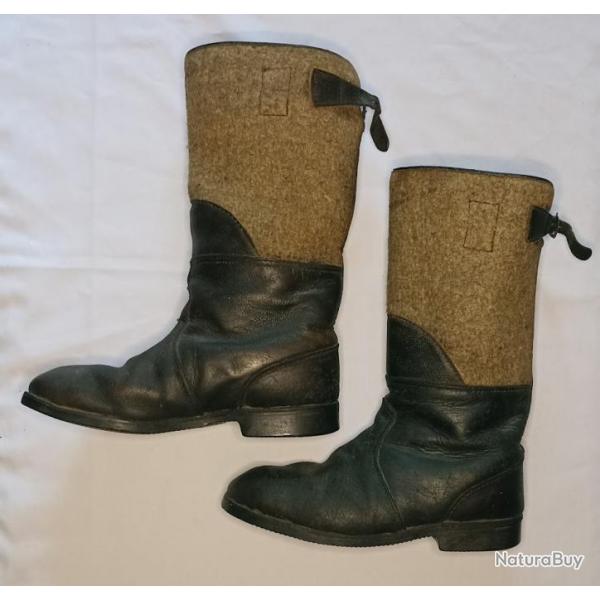 Bottes Allemande grand froid WW2