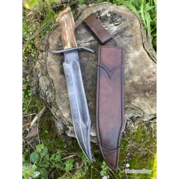 norme couteau artisanal bowie / acier 1075 ( 2 )