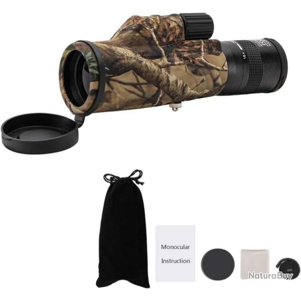 Tlescope Monoculaire Etanche  8-20x50 Haute Qualit, pour la chasse  l'Observation d'Animaux Camo