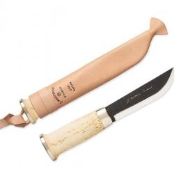 BEL1380 POIGNARD MARTTIINI LAPP KNIFE 240 LAME 13CM CARBONE SEMI BRUT MANCHE BOULEAU + ETUI NEUF