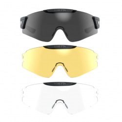 Lunettes Beretta InterMask - Fume / Transparent / Jaune