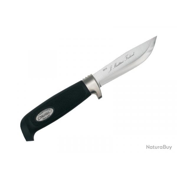 BEL1391 POIGNARD A DEPECER MARTTIINI BASIC LAME SKINNER 10CM INOX MANCHE NOIR + ETUI NEUF