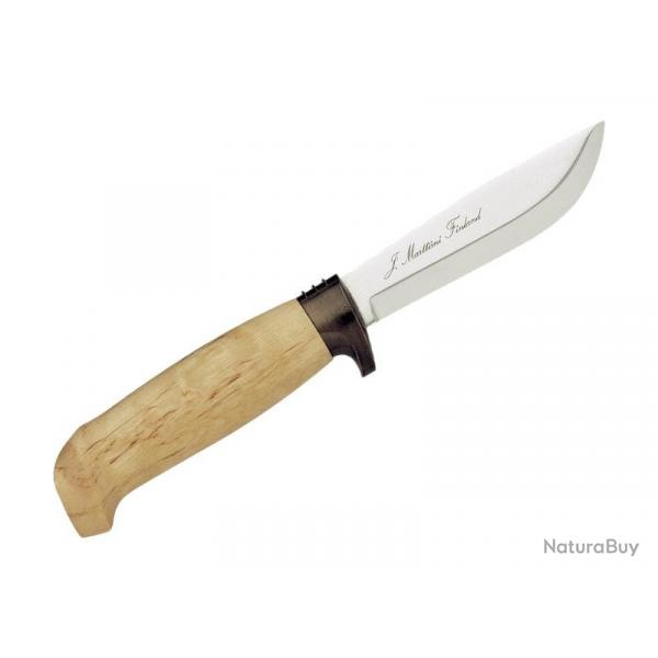 BEL1392 POIGNARD A DEPECER MARTTIINI CONDOR DE LUXE LAME SKINNER 10CM INOX MANCHE BOULEAU+ ETUI NEUF