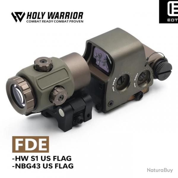 Holy Warrior Viseur Holographique S1G43 COMBO FDE Paiement en 3 ou 4 fois -