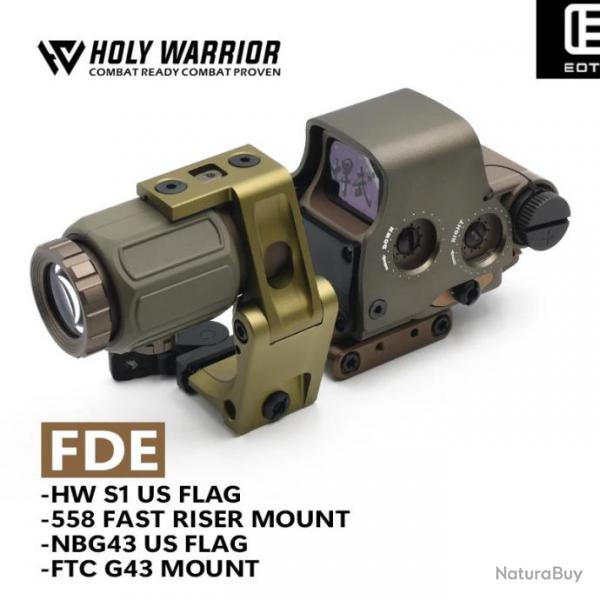 Holy Warrior Viseur Holographique S1G43 W MOUNT FDE Paiement en 3 ou 4 fois -