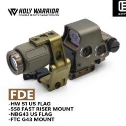 Holy Warrior Viseur Holographique S1G43 W MOUNT FDE Paiement en 3 ou 4 fois - LIVRAISON GRATUITE !!