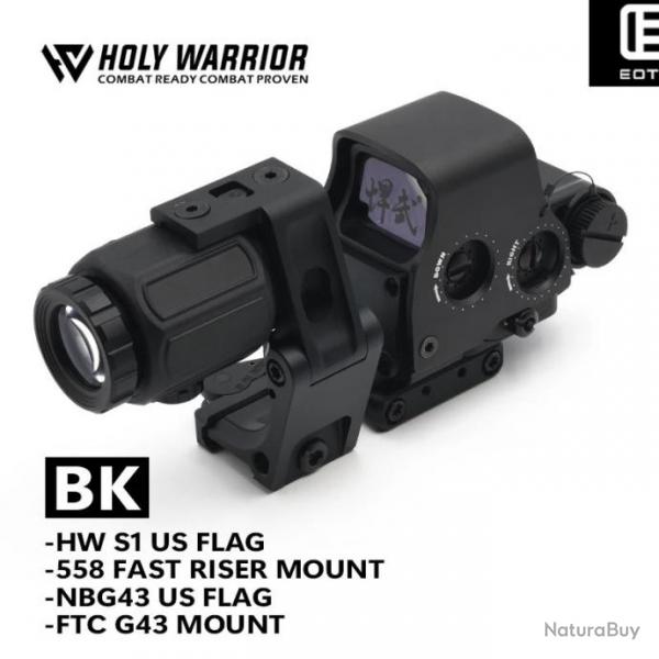 Holy Warrior Viseur Holographique S1G43 W MOUNT BK Paiement en 3 ou 4 fois - LIVRAISON GRATUITE !!