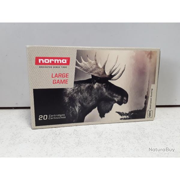 10887 BOITE DE 20 BALLES NORMA PLASTIC POINT CAL 9,3X62  285 GRAINS NEUF