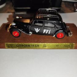 MINIATURE CITROEN MOD 1939 " FFI " SOLIDO 1/43