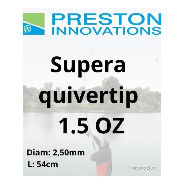 PRESTON SCION FEEDER SUPERA QUIVERTIP 1.5OZ PRESTON