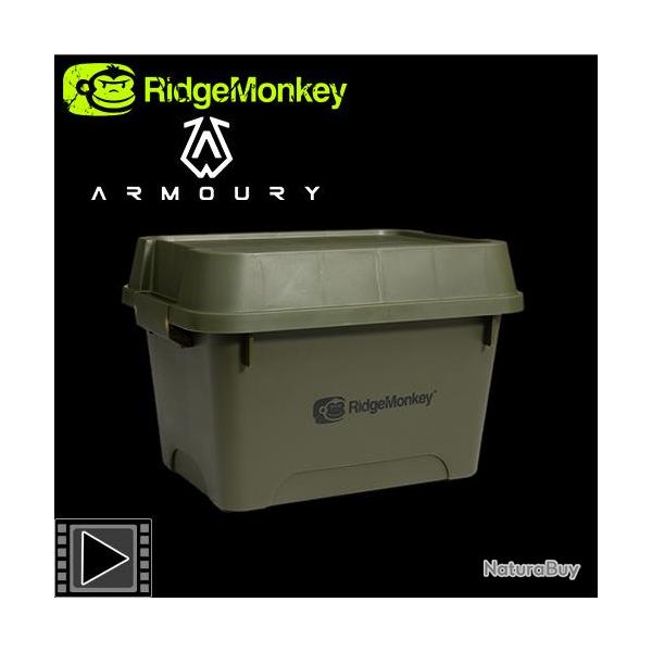 Coffre de Stockage Ridgemonkey Armoury Stackable Storage Box 16L