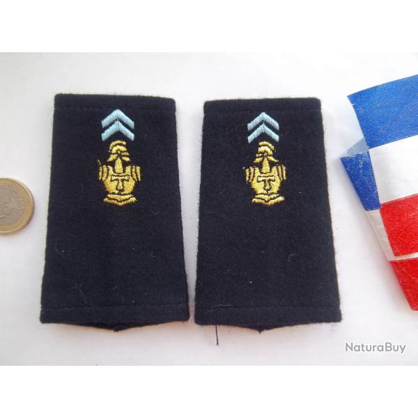 lot fourreaux paulettes militaire transmissions