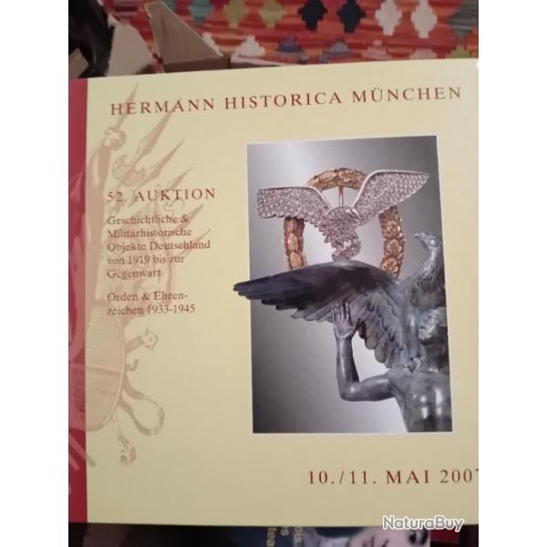 Catalogue vente Militaria Hermann HistoricaMai 2007