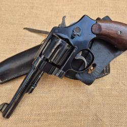 Revolver Smith et Wesson DA 45 US Army model 1917 cal 45 ACP ww1 ww2 colt vendu avec étui original