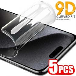 5 Film Hydrogel Protection Ecran pour Iphone, Smartphone: iPhone 16