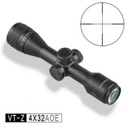 Lunette de visée de chasse Discovery Hunting VT-Z 4x32AOE Mil Dot Reticle Rifle LIVRAISON GRATUITE !