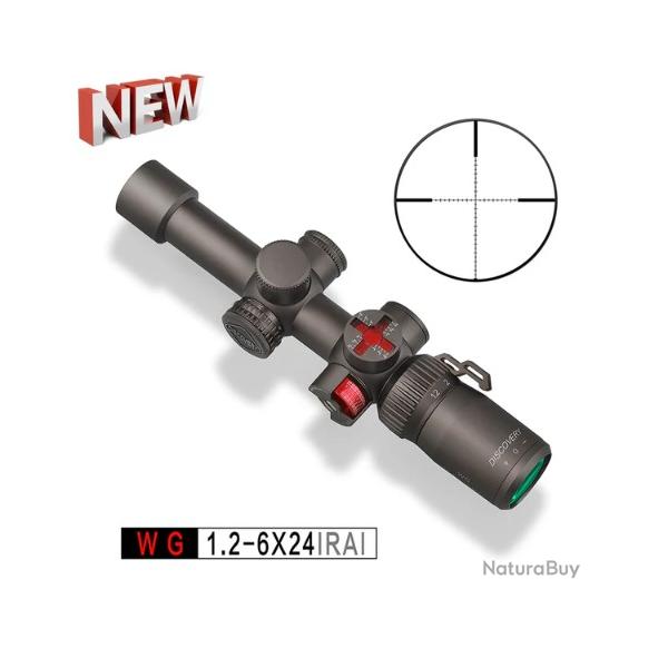 Lunette de vise WG 1.2-6X24IRAI Discovery avec indicateur d'angle et de niveau LIVRAISON GRATUITE !