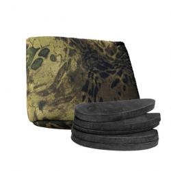 Sabot amortisseur Tourbon à motif camouflage antidérapant avec trois cales amortisseur