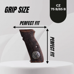 Plaquette CZ75 B Argenté tacticalmakgrips