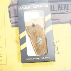 Plaquette Pistolet Beretta 92 Compacte Bois argent Tacticalmakgrips