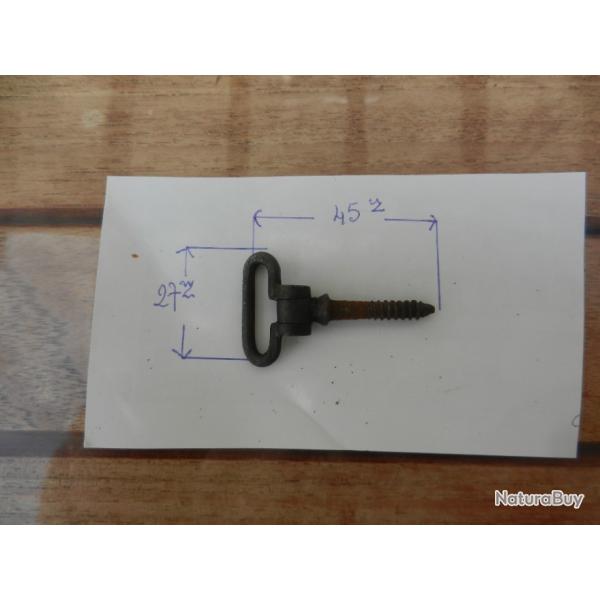 Battant de crosse  pour bretelle d'ancien fusil