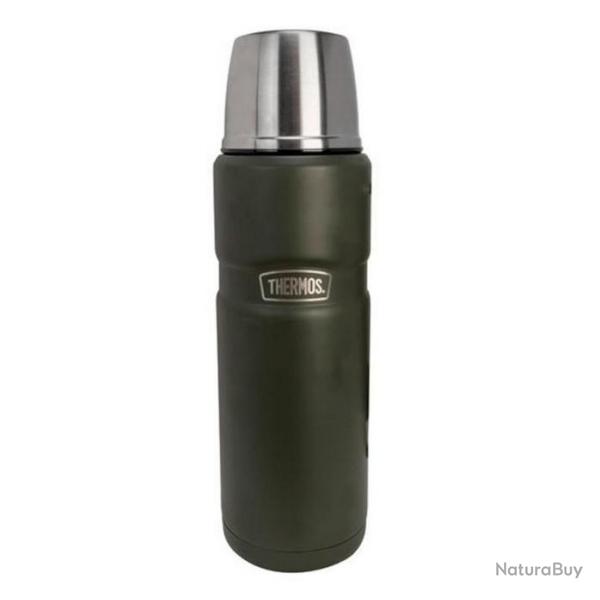 Bouteille isotherme "King" 0,47 L, Couleur kaki uni [Thermos]