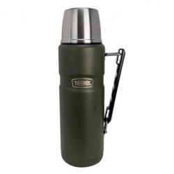 Bouteille isotherme "King" avec poignée 1,2 L, Couleur kaki uni [Thermos]