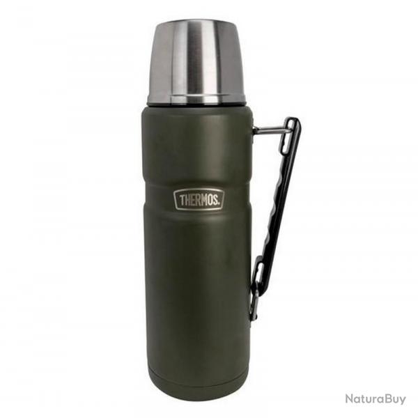 Bouteille isotherme "King" avec poigne 1,2 L, Couleur kaki uni [Thermos]