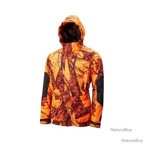 Veste Parka Browning blaze chaude hiver coup de balais XPO PRO RF Orange Blaze  a 1 aux encheres