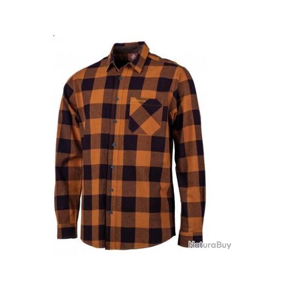 CHEMISE SOMLYS 513 CARREAUX ORANGE