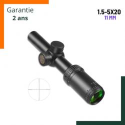 Lunette de visée 1.5-5x20 SFP HD - Livraison rapide - Garantie 2 ans