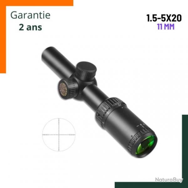 Lunette de vise 1.5-5x20 SFP HD - Livraison rapide - Garantie 2 ans