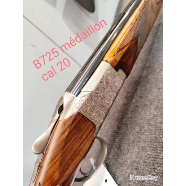 Browning B725 Medallion cal 20 canon 71cm srie limite Browning