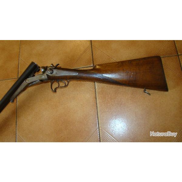 FUSIL A CHIEN TYPE LEFAUCHEUX CAL 16 / 65