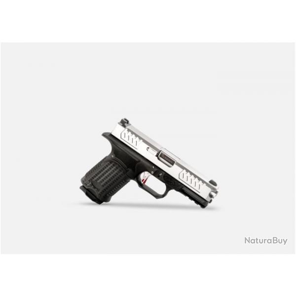 DESTOCKAGE - NEUF - BUL ARMORY - PISTOLET - CAT B - AXE COMPACT CLEAVER - 9MM - SILVER- BULAXECCEACS