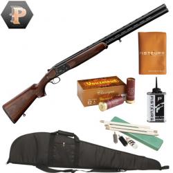 Pack Chasseur ! Country Fusil superposé Cal.12/76 canon 71cm + mun + fourreau + nettoyage + porte p