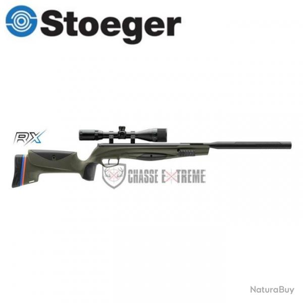 Carabine STOEGER Rx20 Tac Supressor 19.9joules Cal.4.5 Combo 3-9x40 Verte