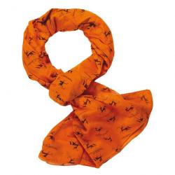 PROMOTION ! Chèche de chasse orange fluo 100% coton Ligne Verney-Carron