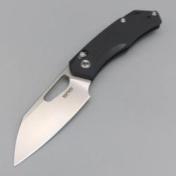 Couteau SRM Cub 261M-GB Black Lame Acier 154CM Manche G10 Ambi Lock Clip SRM261MGB