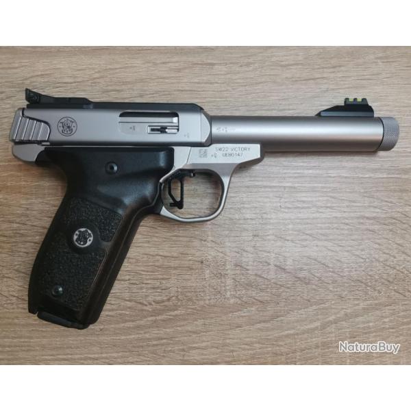 Pistolet SMITH & WESSON Modle SW 22 VICTORY filet - Calibre 22LR + Dtente TANDEM CROSS (Occasion 
