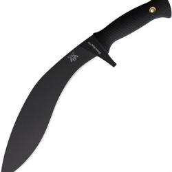 Couteau Cold Steel Gurkha Kukri Plus Blackout Lame Acier Carbone 52100 Manche Kray-Ex Etui CS35GKX