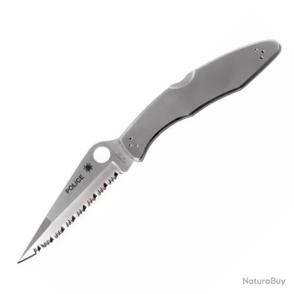 SPY C07S Couteau de poche Spyderco Police  dents