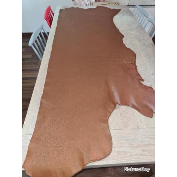Cuir peau vachette pleine fleur loisirs cratifs couture