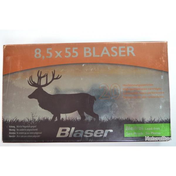 1 BOITE DE 20 BALLES BLASER EN 8.5X55 BLASER OGIVES TTSX BARNES 10.4G NEUVE