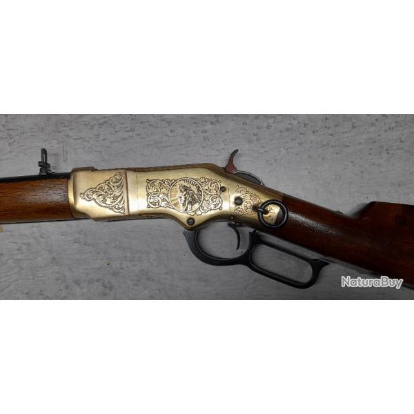 Carabine  levier sous garde Uberti et C. Gardone 1866 Yellow Boy carbine De Luxe Calibre 44/40