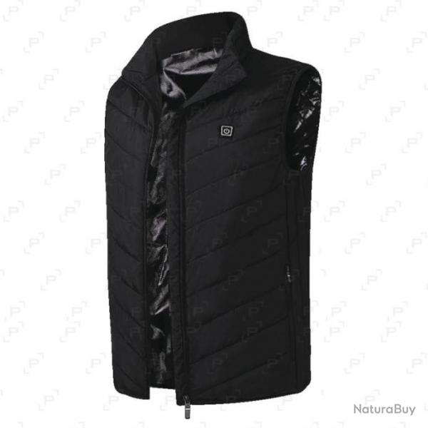 Promo ! Gilet chauffant Elite JF noir