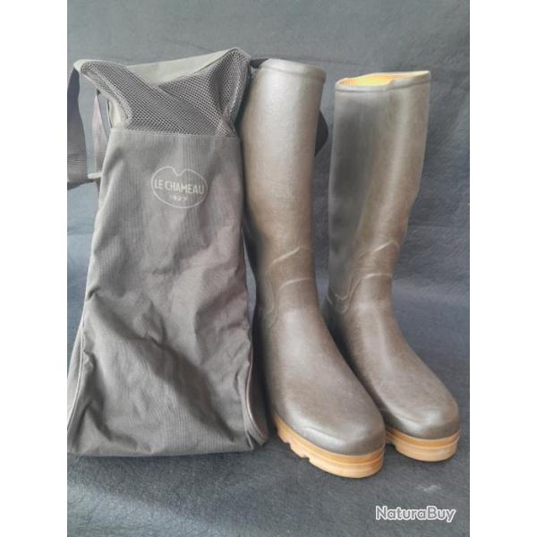 bottes Le Chameau St-Hubert taille 48