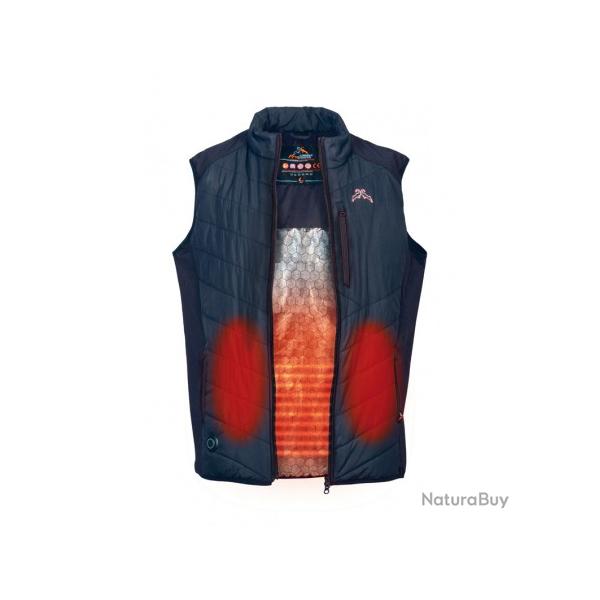 Gilet Chauffant Hybrid ProHunt bleu